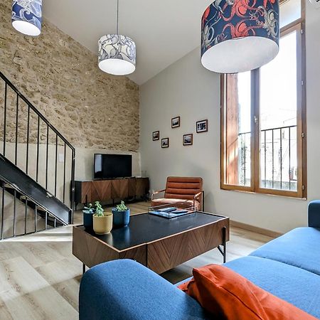 Villa Loft D'Albenas - Clim Et Bain à Loupian Extérieur photo