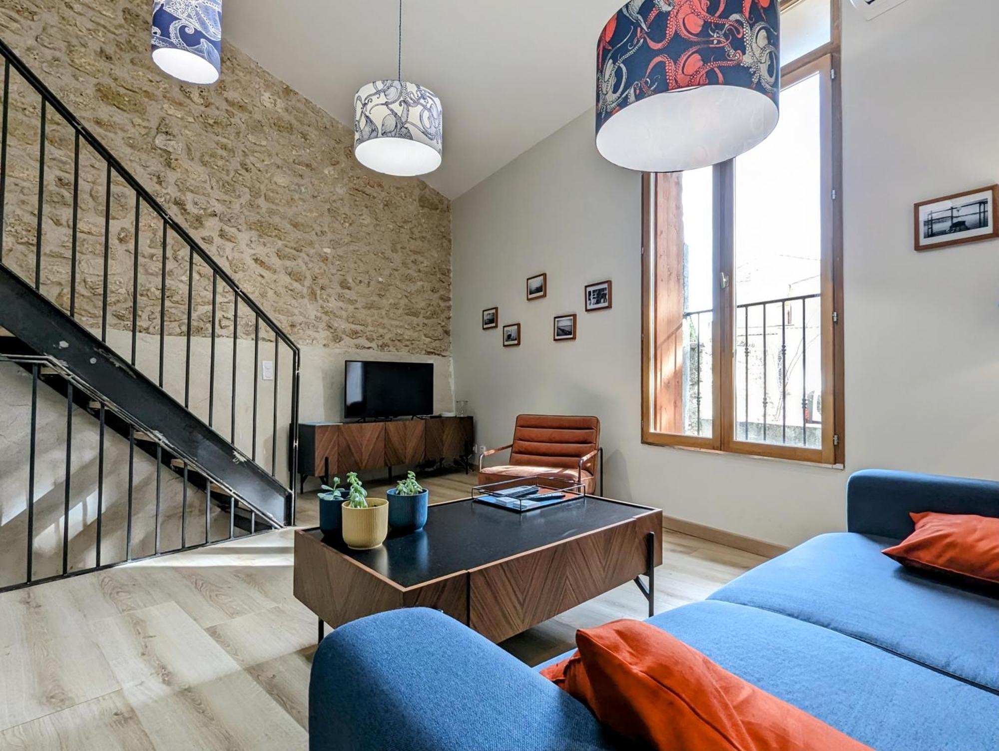 Villa Loft D'Albenas - Clim Et Bain à Loupian Extérieur photo